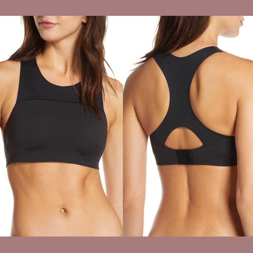 NEW $72 Chantelle Low Impact‎ High Neck Wireless Sports Bra [SZ XL ]